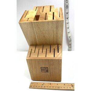 ZWILLING 14 Slots Hardwood Knife Storage Block Model 12SI13